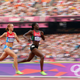 Pamela Jelimo in the 2008 Olympics